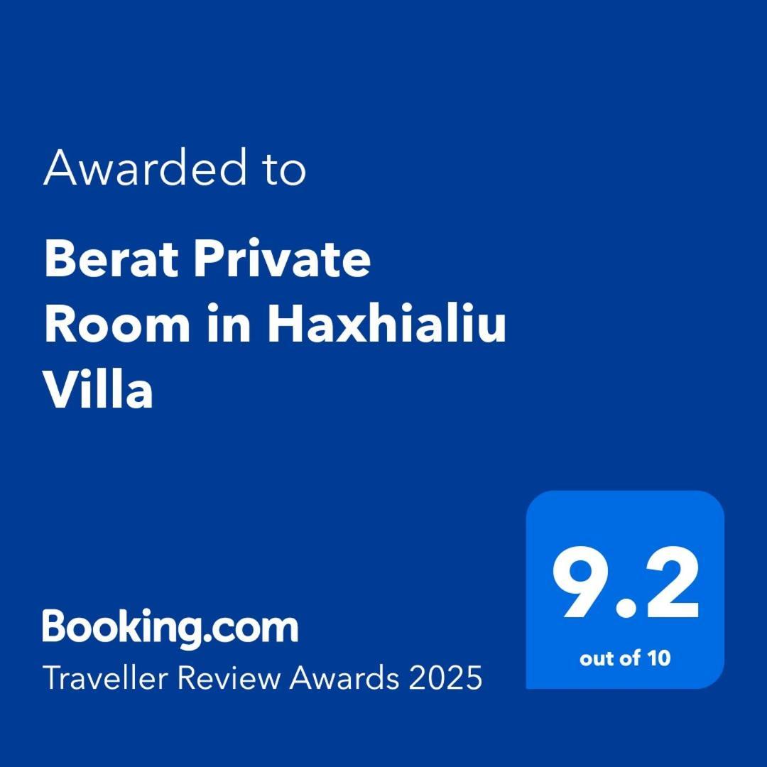 Berat Private Room In Haxhialiu Villa Ngoại thất bức ảnh